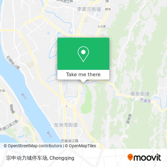 宗申动力城停车场 map