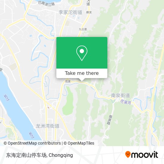东海定南山停车场 map