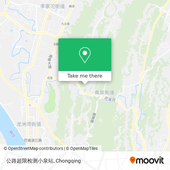 公路超限检测小泉站 map