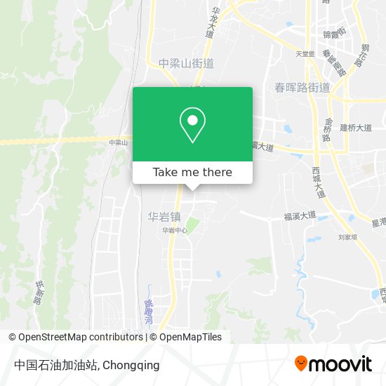 中国石油加油站 map