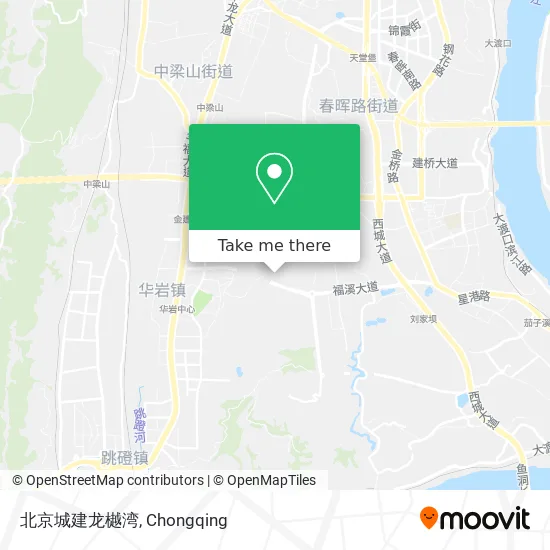 北京城建龙樾湾 map