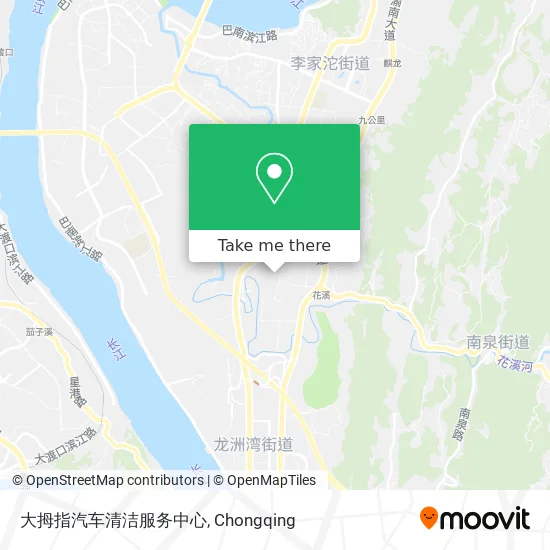 大拇指汽车清洁服务中心 map
