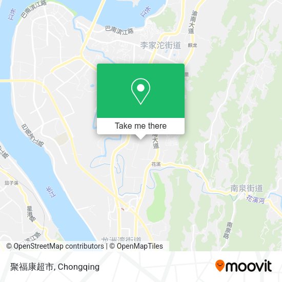 聚福康超市 map