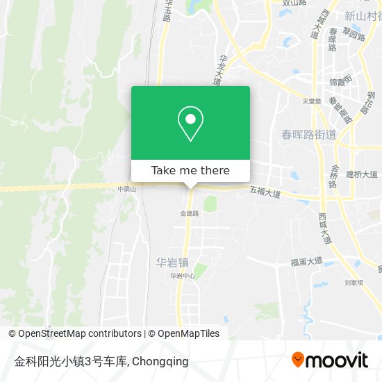 金科阳光小镇3号车库 map