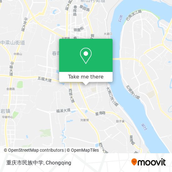 重庆市民族中学 map