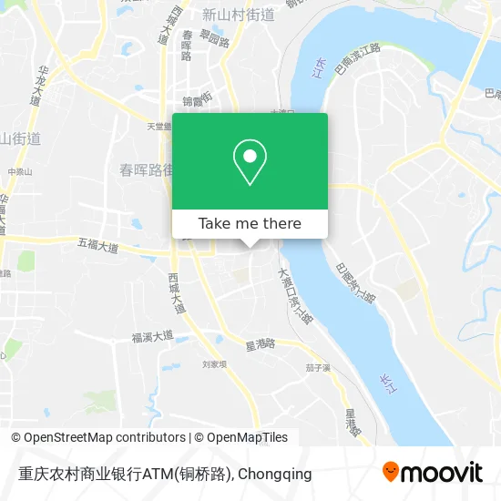 重庆农村商业银行ATM(铜桥路) map