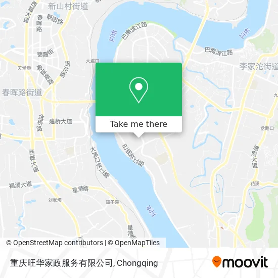 重庆旺华家政服务有限公司 map