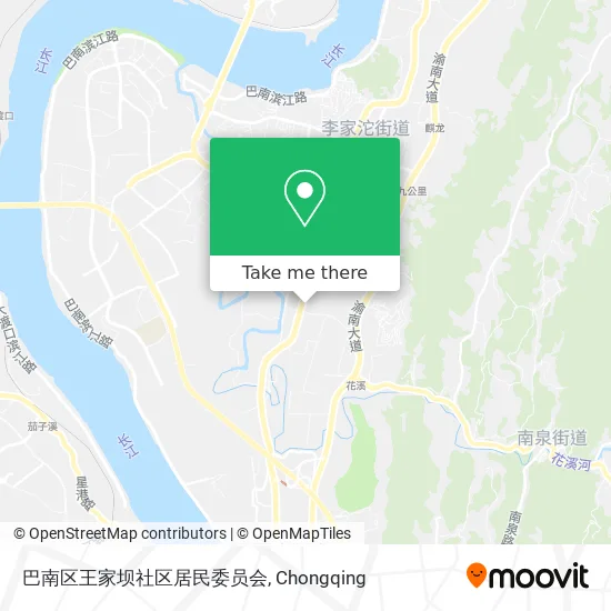 巴南区王家坝社区居民委员会 map