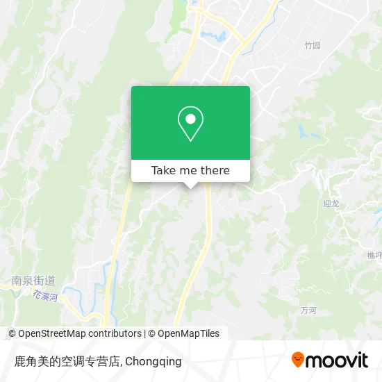 鹿角美的空调专营店 map