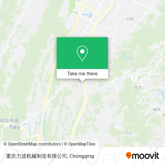 重庆力波机械制造有限公司 map