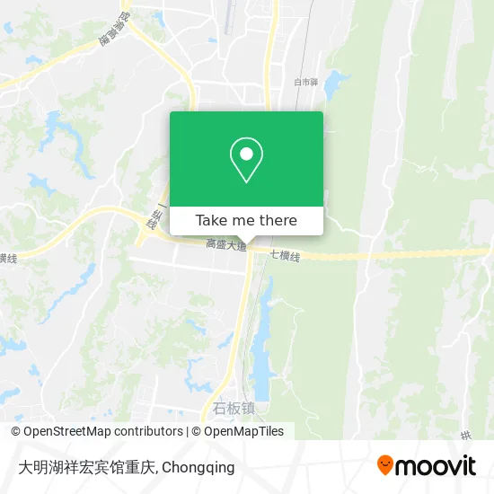 大明湖祥宏宾馆重庆 map