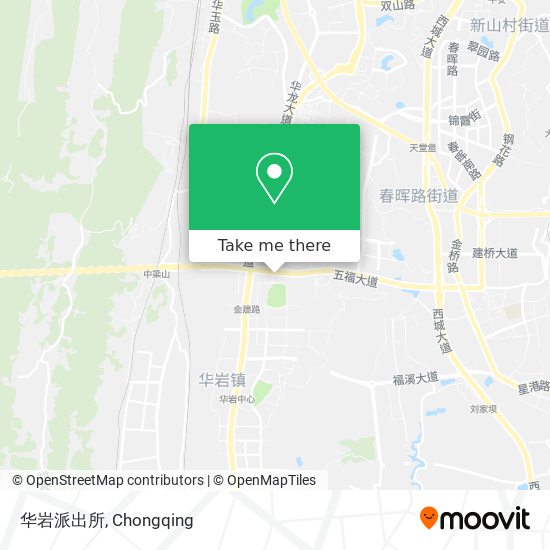 华岩派出所 map