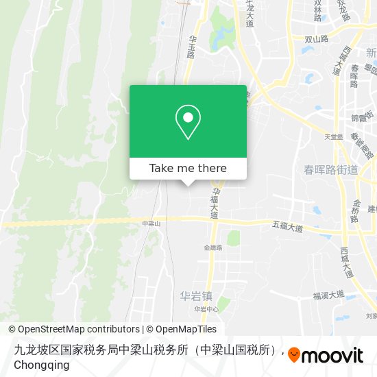 九龙坡区国家税务局中梁山税务所（中梁山国税所） map