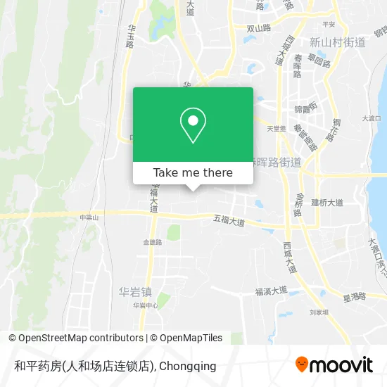和平药房(人和场店连锁店) map