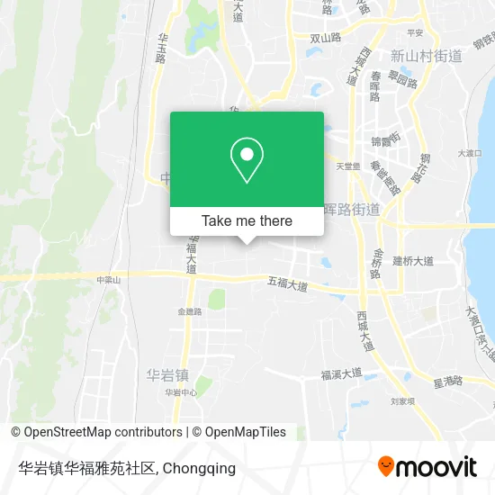 华岩镇华福雅苑社区 map