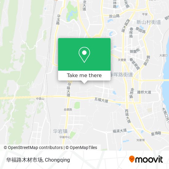 华福路木材市场 map