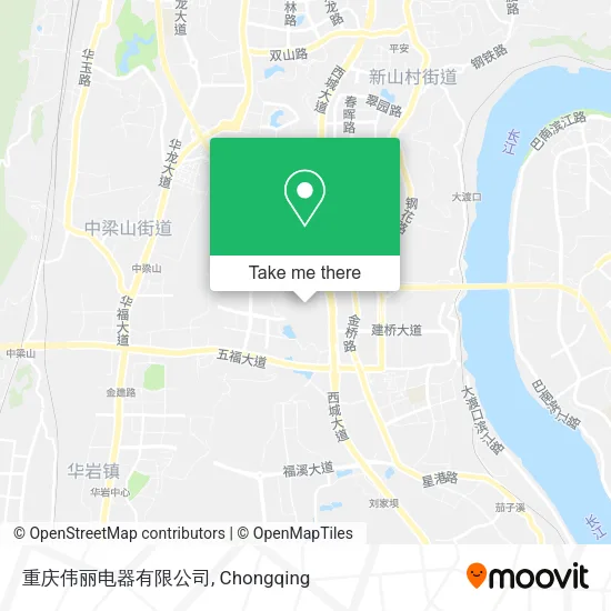 重庆伟丽电器有限公司 map