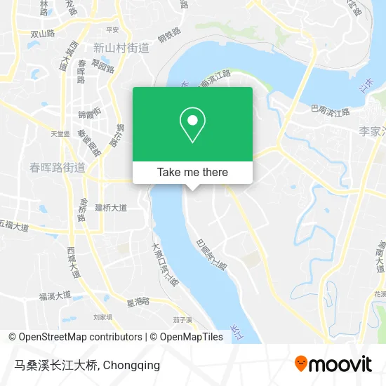 马桑溪长江大桥 map