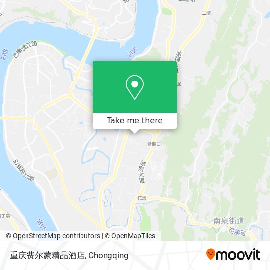 重庆费尔蒙精品酒店 map