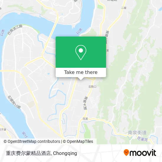 重庆费尔蒙精品酒店 map