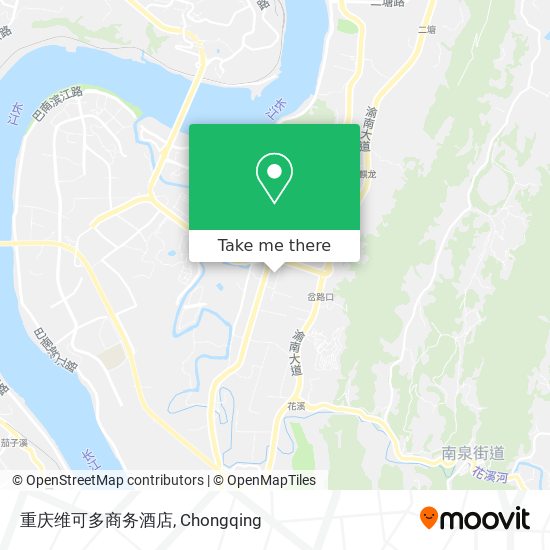 重庆维可多商务酒店 map
