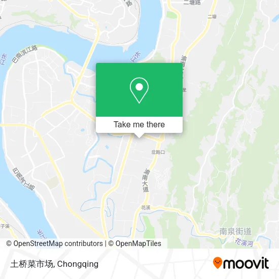 土桥菜市场 map