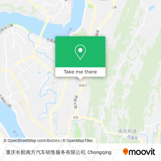 重庆长航南方汽车销售服务有限公司 map