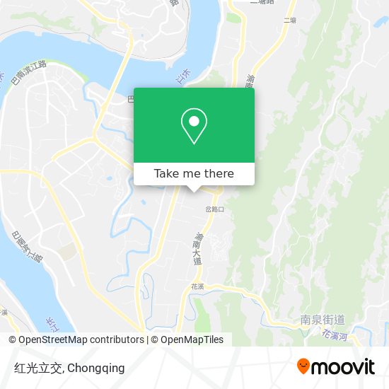 红光立交 map