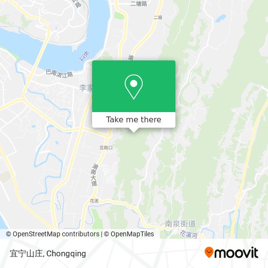 宜宁山庄 map