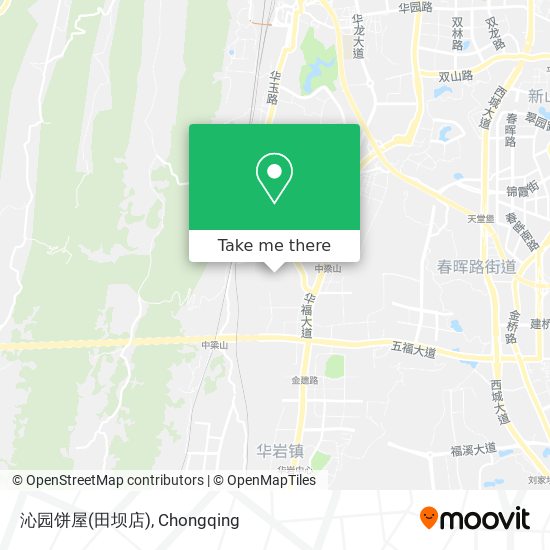 沁园饼屋(田坝店) map