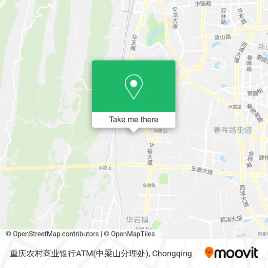 重庆农村商业银行ATM(中梁山分理处) map