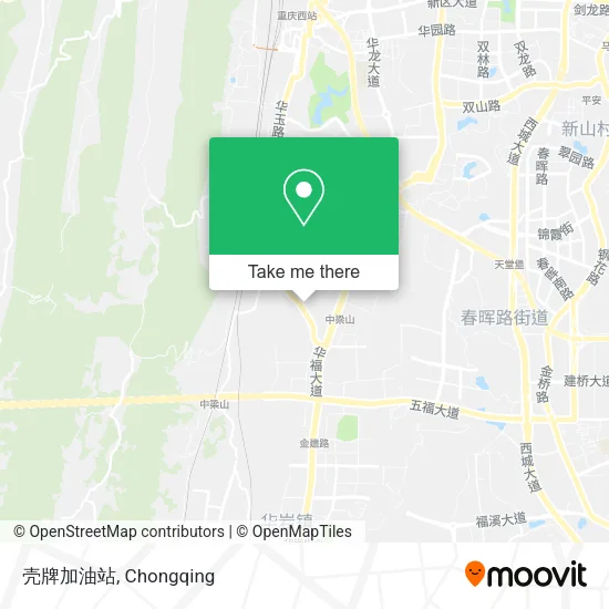 壳牌加油站 map