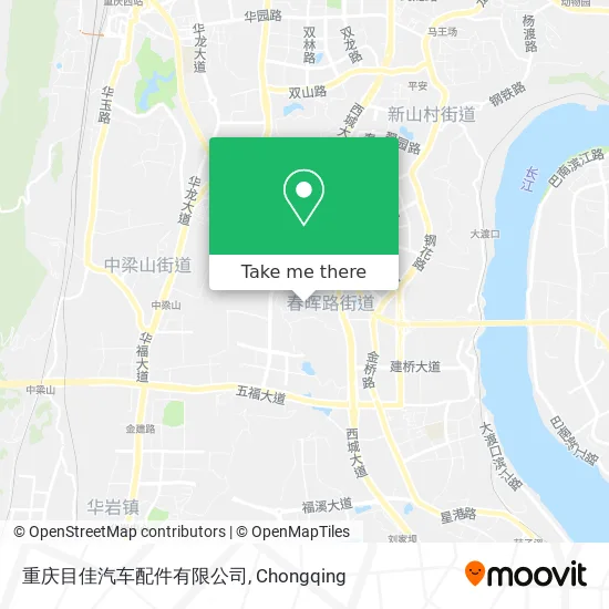 重庆目佳汽车配件有限公司 map