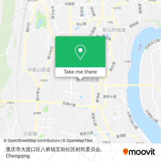 重庆市大渡口区八桥镇互助社区村民委员会 map