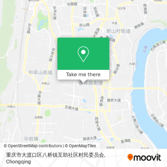 重庆市大渡口区八桥镇互助社区村民委员会 map