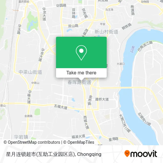 星月连锁超市(互助工业园区店) map