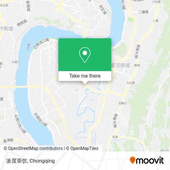派度茶饮 map