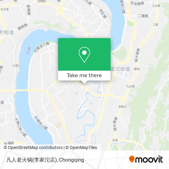 凡人老火锅(李家沱店) map