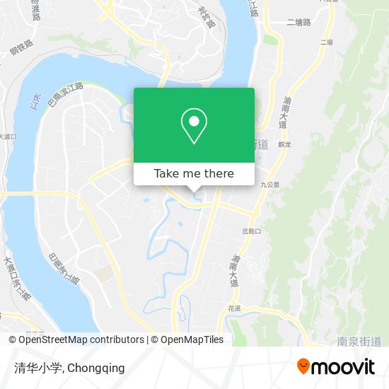清华小学 map