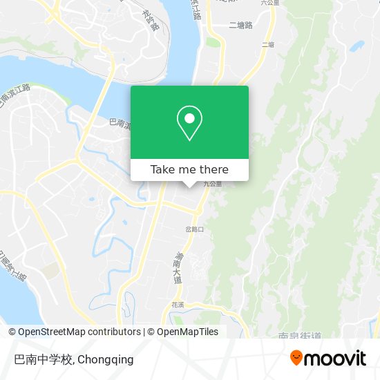 巴南中学校 map
