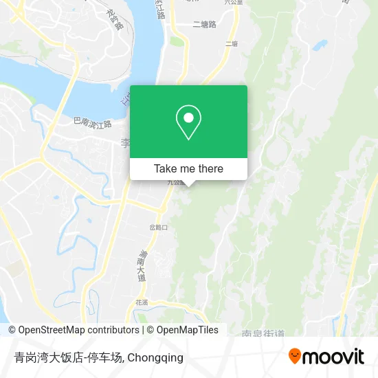 青岗湾大饭店-停车场 map