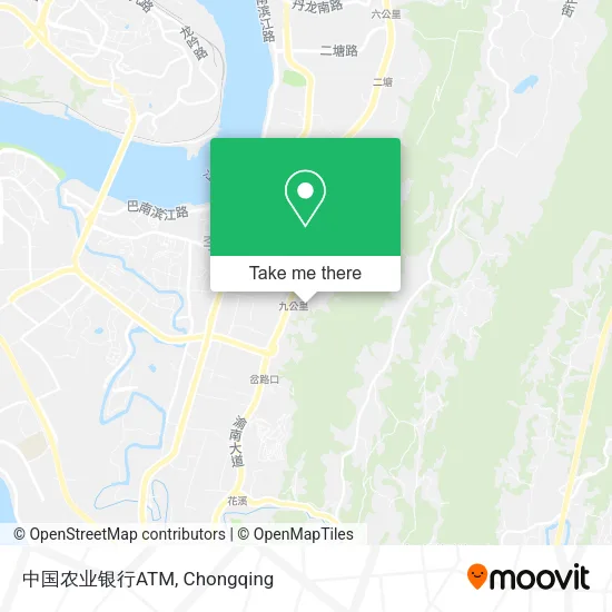 中国农业银行ATM map
