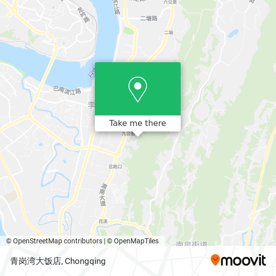 青岗湾大饭店 map