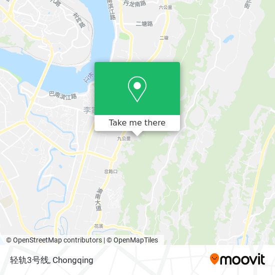 轻轨3号线 map