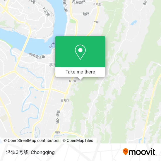 轻轨3号线 map