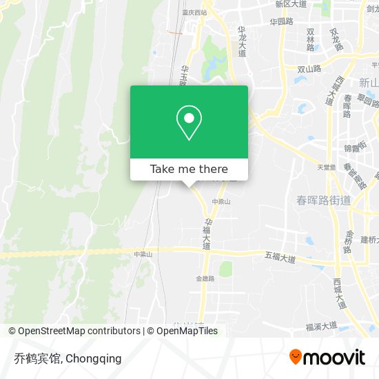 乔鹤宾馆 map