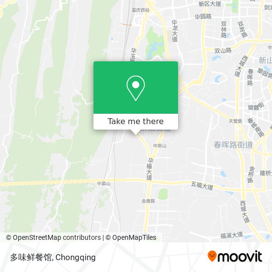 多味鲜餐馆 map