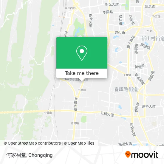 何家祠堂 map