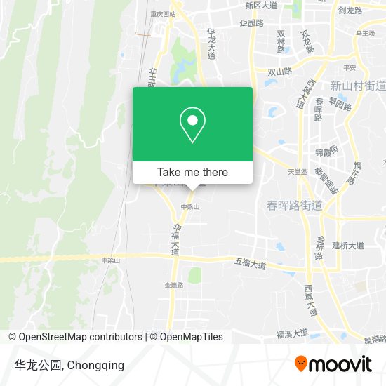 华龙公园 map