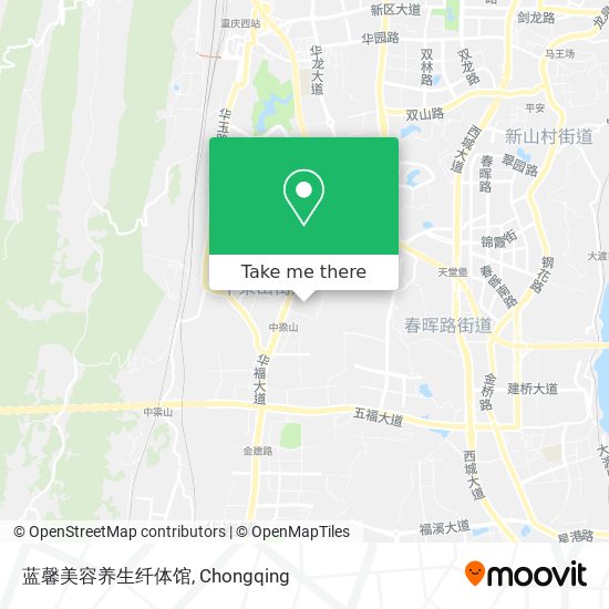 蓝馨美容养生纤体馆 map